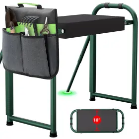 Gd-210 Seasky Foldable Garden Kneeler And Seat Anti-tipping Gardening Bench Widened