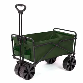 Suw-400gn-u-b Seina Collapsible Steel Frame Folding Utility Beach Wagon Green Used