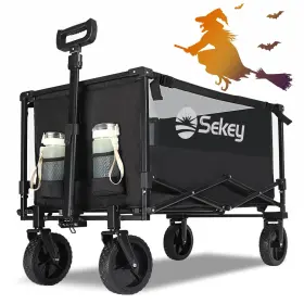 Sekey 251966206920 Collapsible Foldable Wagon With 330lbs Weight Capacity Heavy Duty Folding Ut