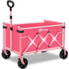 Fw177 Sekey Utility Cart Foldable Portable 220 Lbs Capacity Heavy Duty Lightweight