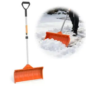 Xtc00 Sfaed Snow Pusher 24-inch Wide Shovel For Driveway Removal Tool Car