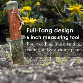 Shall 768358107740 Hori Japanese Garden Knife Soil With Leather Sheath #2