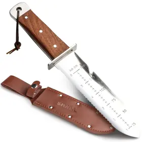 Shall 768358107740 Hori Japanese Garden Knife Soil With Leather Sheath