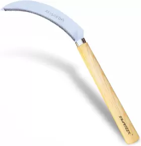 Shanfeek 313106933906 Grass Sickle With Sawtooth Japanese Weeding Hoe Tools For Gard
