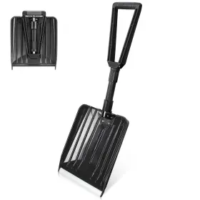 Shantra 192717015702 Folding Snow Shovel With Aluminum Edge D-grip Portable For Sn