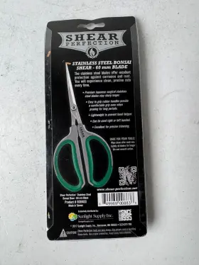 800400 Shear Perfection Platinum Bonsai Scissors 60 Mm Stainless Steel Blade #3