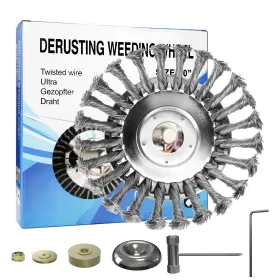 Dct001-050-6 Shentec 6 Inch Weed Wacker Attachments Heads Steel Wire Rotary Brush Cutter T