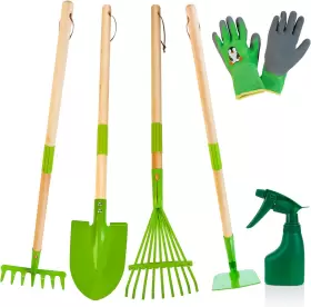 Shenzhen Wisewood Culture Development Co. Ltd. 744759318978 Kids Garden Tools Set 7 Pcs Gardening Tool For With Gloves Shovel Rake