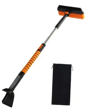 Zmtdxs01 Shenzhen Zimingtengda Technology Co. Ltd. 90 Fixed Rotation 3-in-1 Car Snow Brush And Ice Scraper For Cars Windshield