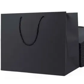 B08dqly1z6 Shipkey 20 Pack Extra Large Gift Bags 16x6x12inch Black Paper Bag F