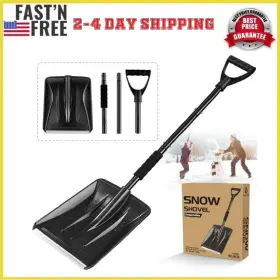23311 Showvigor Snow Shovel For Removal Lightweight Portable Adjustable Large Capacity Sho