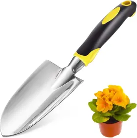 Hy-01 Showvigor Garden Shovel Trowel Tool Stainless Steel Heavy Duty Yellow