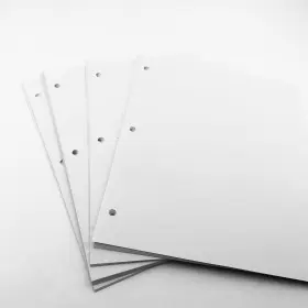 B0dbfy2rqt Shuokecrafts Loose Leaf Paper 8.5x11 3-hole Punched Letter Size 120 Sheets