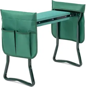 Simple Deluxe 840166291016 Garden Kneeler And Seat Foldable Kneeling Stool Thicker Eva Foam