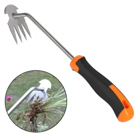 Sixcar 639394248417 Weed Remover Tool Portable Garden Weeder New Rubber Handle
