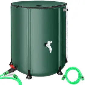 J231114102 Skm 53 Gallon Collapsible Rain Barrel For Garden/outside/lawn Portable Rainwater