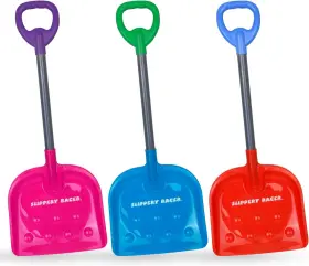 Slippery Racer 850052363185 Kids Toddler Outdoor Snow Shovel 27 Inch. Set Of 3