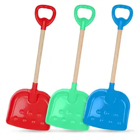 Slippery Racer 850052363857 Outdoor Snow Shovel 27 Inch. Wood Combo 3