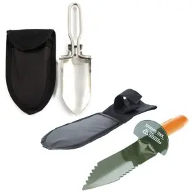 Sluice Monkey 658448631296 Metal Detecting Stainless Steel Hand Trowel And 12 Inch Serrated Edge