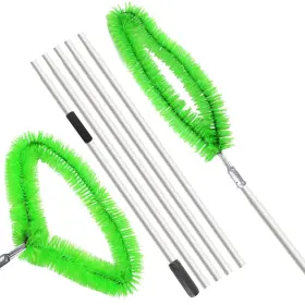 Smarkey 727370919175 19ft Roof Rake Brush For Snow And Leaves Gutter Cleaning Broom Tool Spider