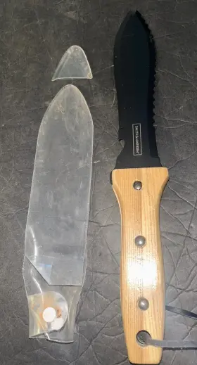 Smith & Hawken 191908717746 And Stainless Steel Garden Knife With Wood Handle Black #2