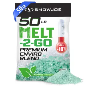 Az-50-eb Snow Joe 2 Pack Ice Melt Pellets Deicer And Removal For Driveway 50 Pounds