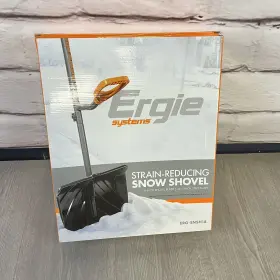 Ergsnsh18 Snow Joe Ergie Shovel Steel Shaft Impact Resistant 18 Inch X 34.5 Read