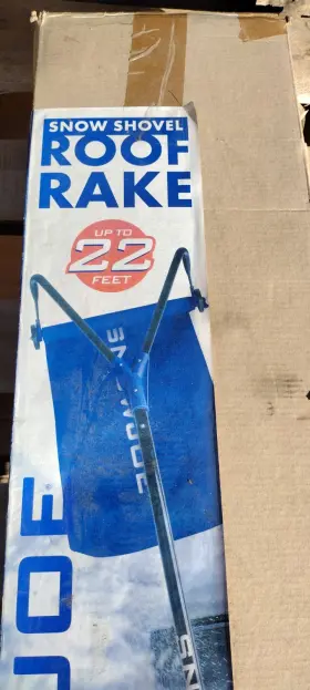 Rj208m Snow Joe Shovel Roof Rake 22 Ft Polyester Slide Aluminum Pole