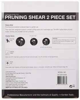 Snungphir 683615349681 2 - Pack Q-yard Pruning Shear Mini- Extra Sharp Garden Hand Pruners Easier #3