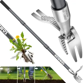 Swp-02 Somolux 52ftft Weed Puller Stand-up Weeder Weeding Tool For Gardening Heavy-duty Stainl