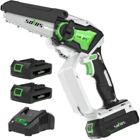 Sf8j122 Soyus Mini Chainsaw Cordless 4-inch Electric With Battery And Charger