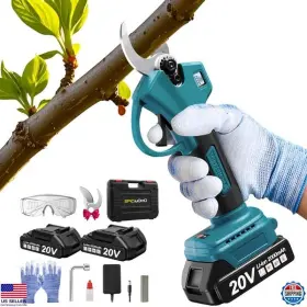 B0cw2m9l99 Spicimomo Cordless Electric Pruning Shears - 1.2 Inch Cut Lcd Display 2 Batteries Heavy