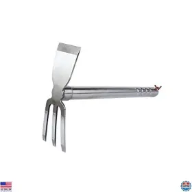 B07fkh4vd1 Stanley Stainless Steel Garden Hoe And Rake Tool 15 Inch Dual Headed Weeding Digging