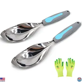 B089r46c8w Stanley Multi-use Stainless Steel Soil Scoops Garden Trowel Cultivator Weeder