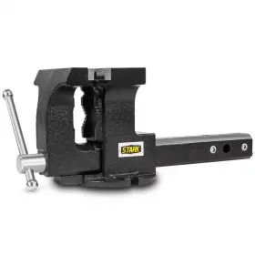 Stark Usa 313057625646 6 Inch All Terrain Atv Truck Tow Hitch 2-in-1 Bench Vise With Built-in Mount Fits