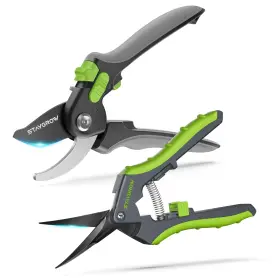 Sg-gs05 Staygrow Pruning Shears For Gardening 2 Pack 8.5 Inch Bypass Garden Clippers And
