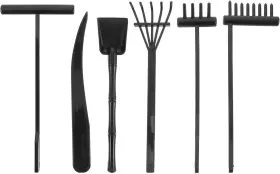 10e3143rzj Stobok 6pcs Mini Zen Garden Kit Black Rake Meditation Sand Tools Accessor