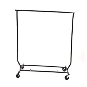 60208 Store Supply Warehouse Rolling Collapsible Salesman Rack - Ez Fold Construction 48 Inch W X 24 D 56