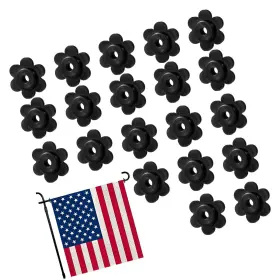 Xenfz85k Strendier 715341 Garden Flag Stoppers Stand Pole Rings Rubber For Flags