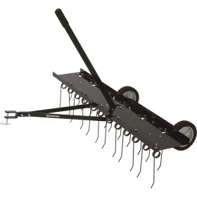 3170232 Strongway Tow-behind Dethatcher 24 Spring Steel Tines 48 Inch W