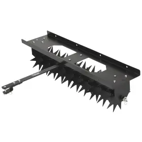 6107175 Strongway 40 Inch Spike Aerator 14 Drum 8 Dia. Wheels