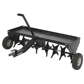 6107204 Strongway 48 Inch Plug Aerator 32 Coring Plugs 10 Pneumatic Tires