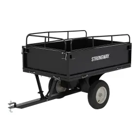 6119141 Strongway 48 Inch X 30 Steel Atv Dump Trailer 15 Cu. Ft./800-lb. Load Capacity
