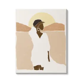 Stupell Industries 196216153255 Woman Gazing Across Canyon Desert Sunrise Landscape Designed By Yuyu Pont Ca