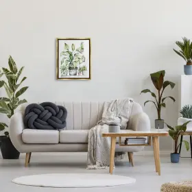 Stupell Industries 197658222844 Potted Plant Garden Framed Floater Canvas Wall Art Design By Ziwei Li #2