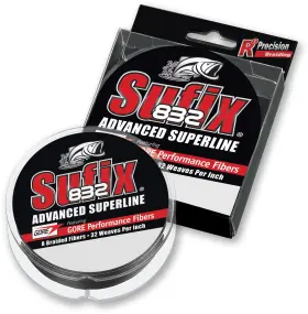 600-yard Sufix 660-220y 832 Advanced Superline Braid Hi-vis Yellow 20-pound/600-yard Spool