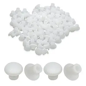21-0709-14 Suiwotin 600pcs White Plastic Plugs Hole Flush Type 5mm