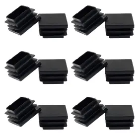 Ekis0435 Suiwotin 12pack 32mm 1 1/4 Inch Square Plastic Plugs End Caps 32 X 12