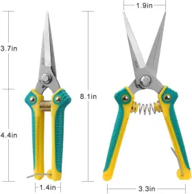 Summerlemon 726084740686 Wyf Pruning Scissors Professional Garden Shears - Straight Stainless Steel Blad #2