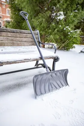 Sp2450 Suncast 044365006338 24 Inch Ergonomic Snow Shovel Pusher With Wear Strip Gray #2